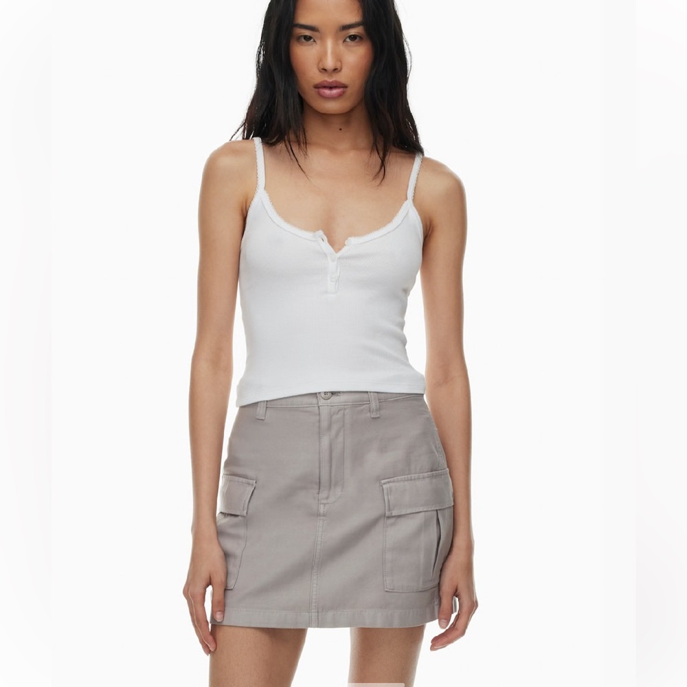 SOLD OUT ONLINE NWT Tna Aritzia Supply Cargo Micro Skirt - Gd Ashen